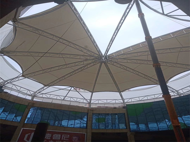 膜结构遮阳棚