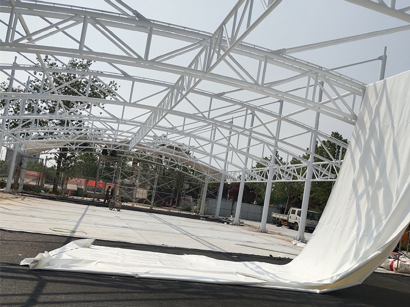 膜结构遮阳棚