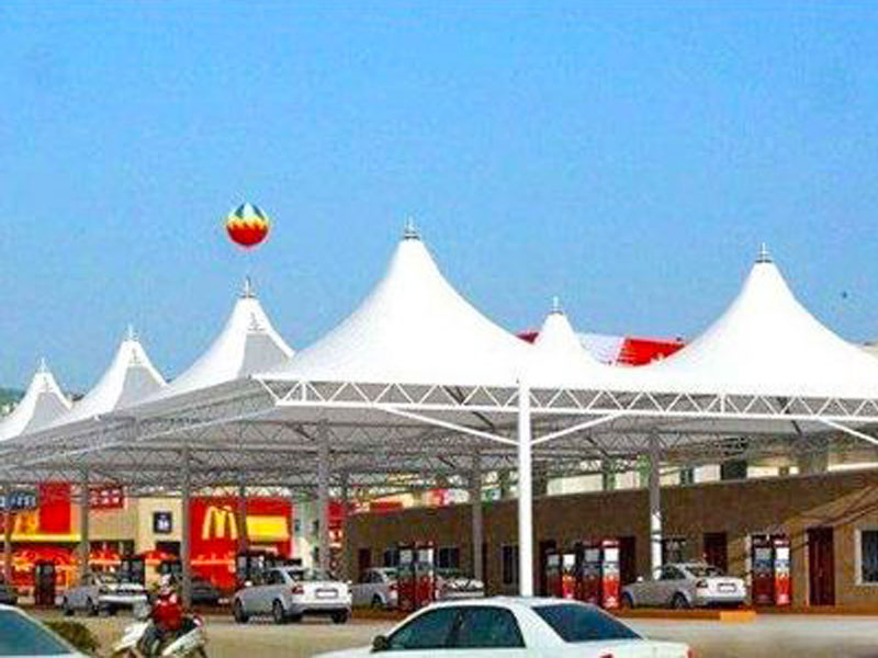膜结构加油站