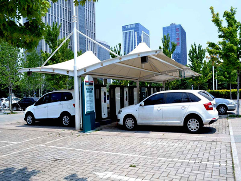 膜结构充电桩