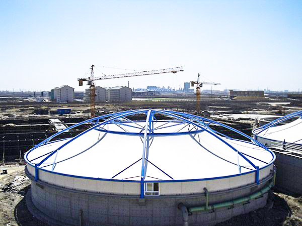 污水池反吊膜加盖