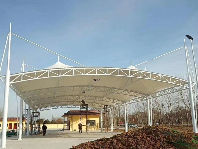 膜结构遮阳棚
