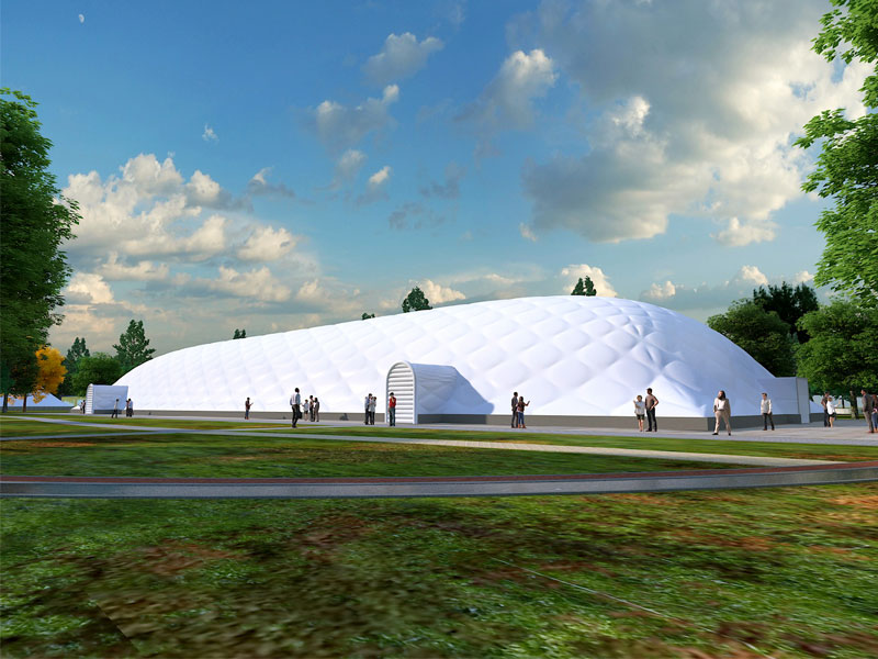 充气膜结构基础卸压箱的配置应用